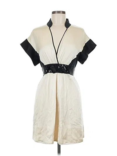 Pre-owned Bcbgmaxazria Casual Dress In Ivory