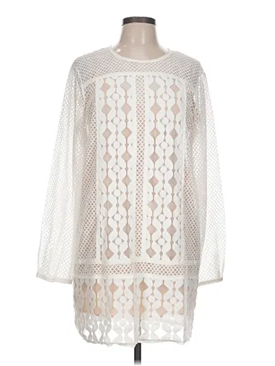 Pre-owned Bcbgmaxazria Casual Dress In Ivory