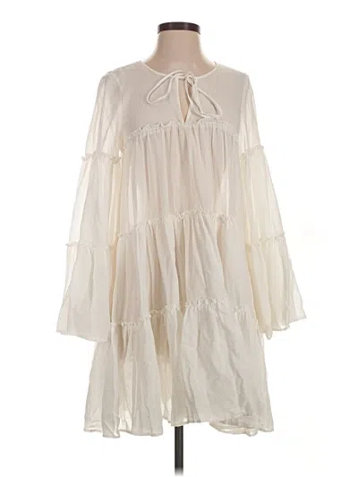 Pre-owned Bcbgmaxazria Casual Dress In Ivory
