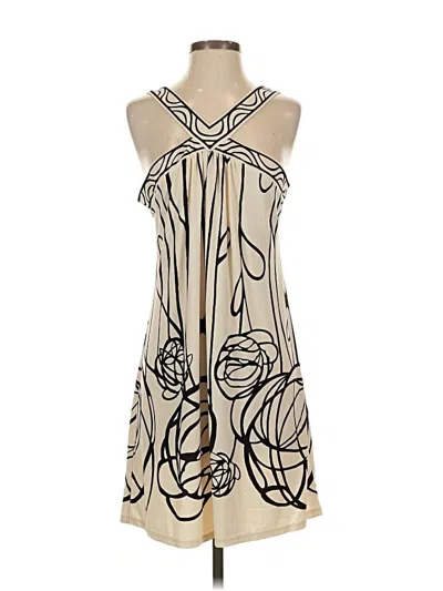 Pre-owned Bcbgmaxazria Casual Dress In Ivory