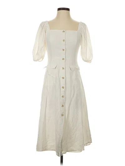 Pre-owned Bcbgmaxazria Casual Dress In Ivory
