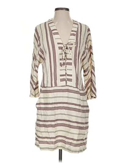 Pre-owned Bcbgmaxazria Casual Dress In Ivory
