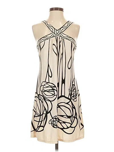 Pre-owned Bcbgmaxazria Casual Dress In Ivory