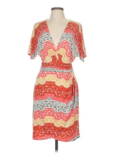 Pre-owned Bcbgmaxazria Casual Dress In Orange