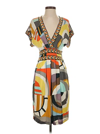 Pre-owned Bcbgmaxazria Casual Dress In Orange