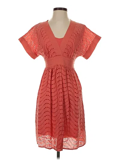 Pre-owned Bcbgmaxazria Casual Dress In Orange