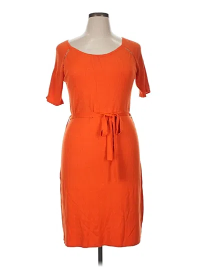 Pre-owned Bcbgmaxazria Casual Dress In Orange