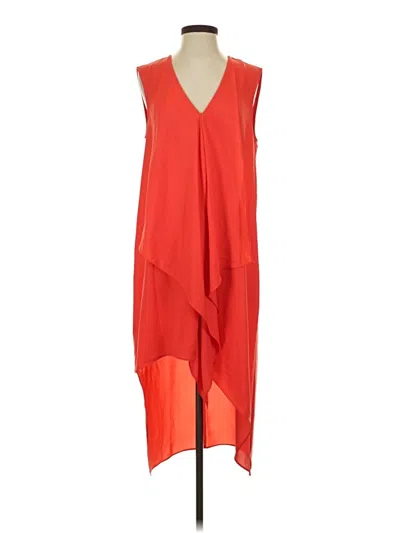 Pre-owned Bcbgmaxazria Casual Dress In Orange