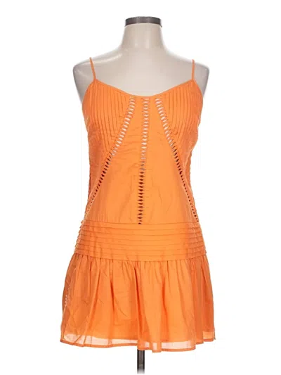 Pre-owned Bcbgmaxazria Casual Dress In Orange