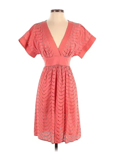 Pre-owned Bcbgmaxazria Casual Dress In Pink