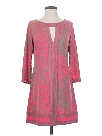 Pre-owned Bcbgmaxazria Casual Dress In Pink
