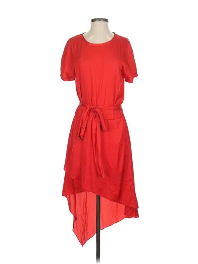 Pre-owned Bcbgmaxazria Casual Dress In Red