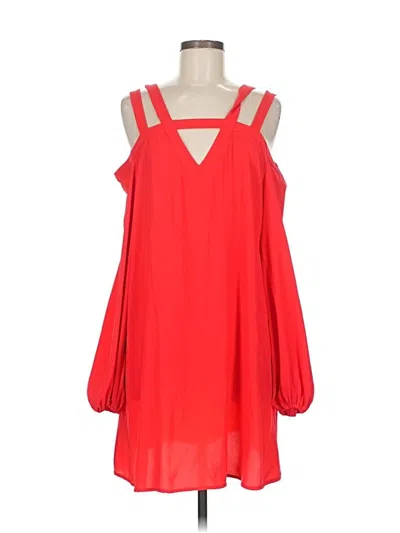 Pre-owned Bcbgmaxazria Casual Dress In Red
