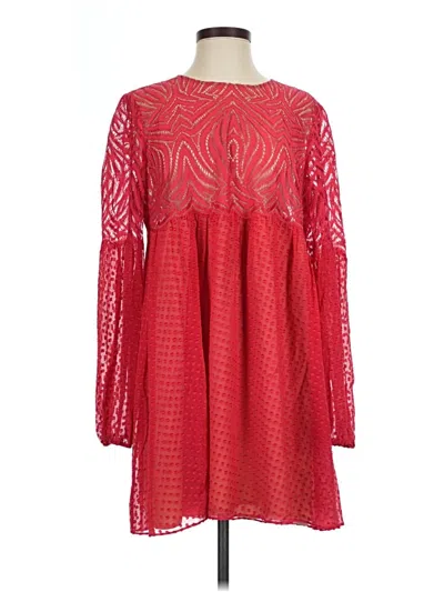 Pre-owned Bcbgmaxazria Casual Dress In Red