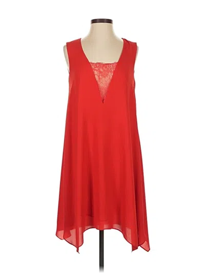Pre-owned Bcbgmaxazria Casual Dress In Red