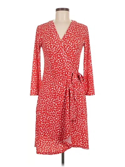 Pre-owned Bcbgmaxazria Casual Dress In Red