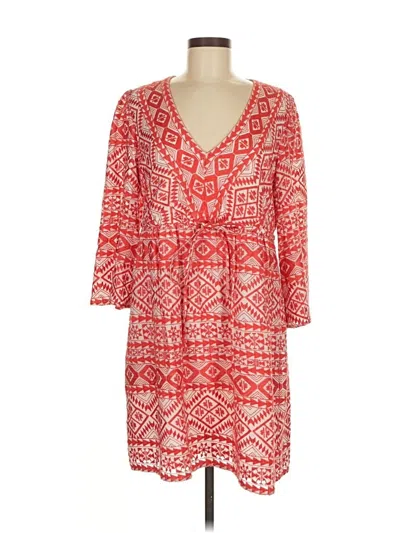 Pre-owned Bcbgmaxazria Casual Dress In Red