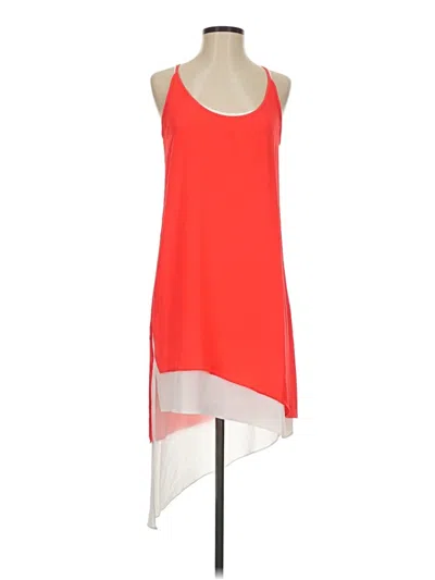 Pre-owned Bcbgmaxazria Casual Dress In Red