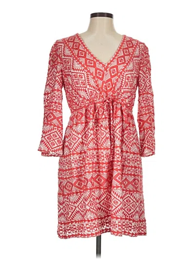 Pre-owned Bcbgmaxazria Casual Dress In Red