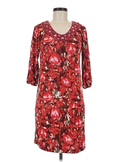Pre-owned Bcbgmaxazria Casual Dress In Red