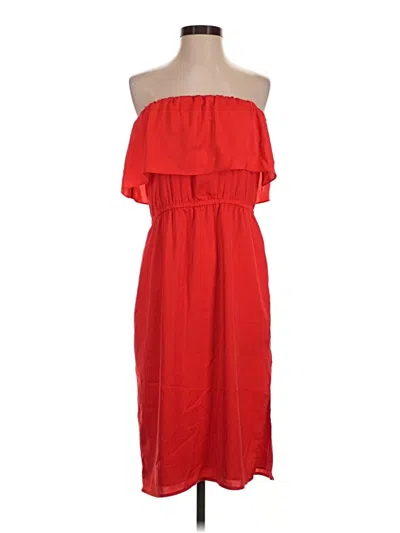 Pre-owned Bcbgmaxazria Casual Dress In Red