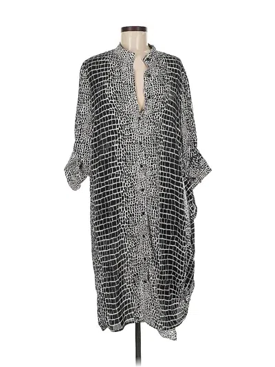 Pre-owned Bcbgmaxazria Casual Dress In Silver
