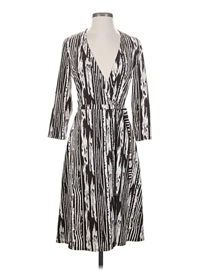 Pre-owned Bcbgmaxazria Casual Dress In Silver