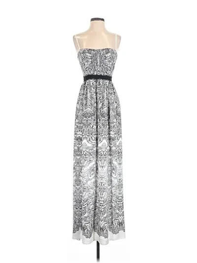 Pre-owned Bcbgmaxazria Casual Dress In Silver
