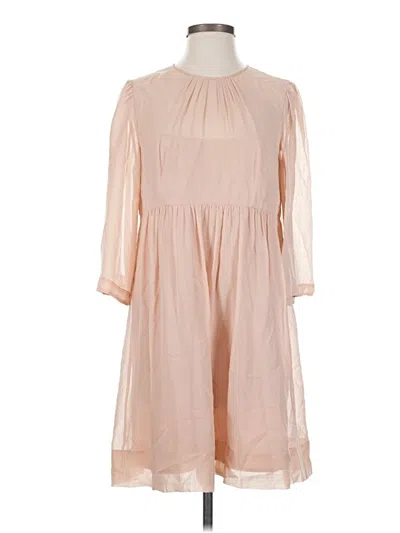 Pre-owned Bcbgmaxazria Casual Dress In Tan