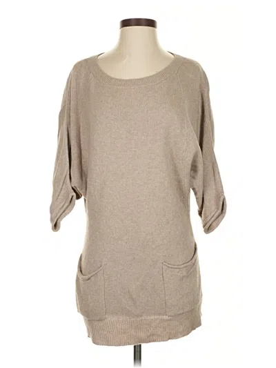 Pre-owned Bcbgmaxazria Casual Dress In Tan