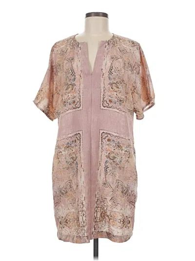 Pre-owned Bcbgmaxazria Casual Dress In Tan