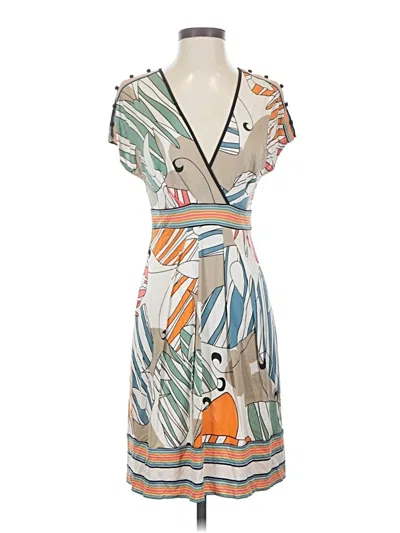 Pre-owned Bcbgmaxazria Casual Dress In Tan