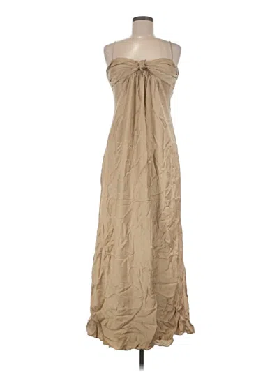 Pre-owned Bcbgmaxazria Casual Dress In Tan