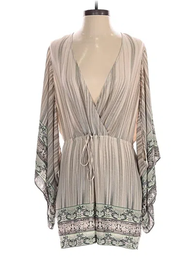 Pre-owned Bcbgmaxazria Casual Dress In Tan