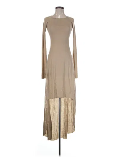 Pre-owned Bcbgmaxazria Casual Dress In Tan