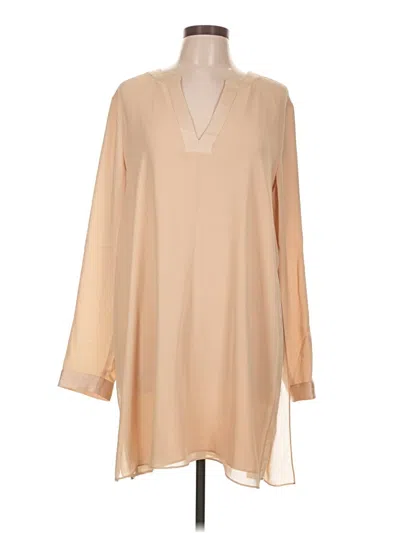 Pre-owned Bcbgmaxazria Casual Dress In Tan