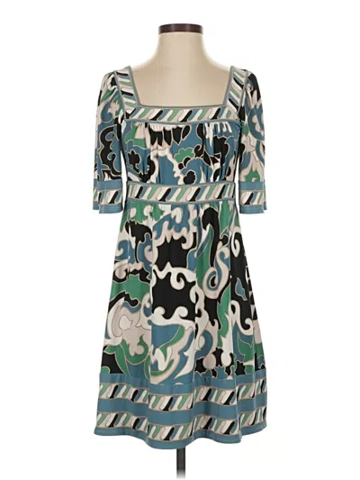 Pre-owned Bcbgmaxazria Casual Dress In Teal