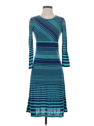 Pre-owned Bcbgmaxazria Casual Dress In Teal