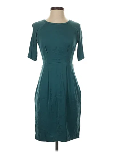 Pre-owned Bcbgmaxazria Casual Dress In Teal