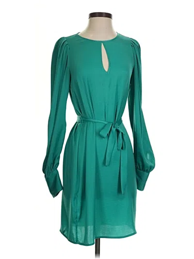 Pre-owned Bcbgmaxazria Casual Dress In Teal