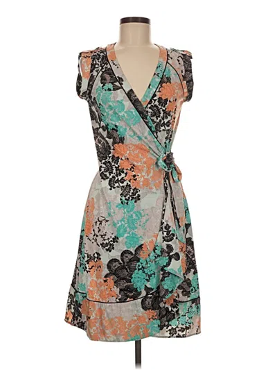 Pre-owned Bcbgmaxazria Casual Dress In Teal