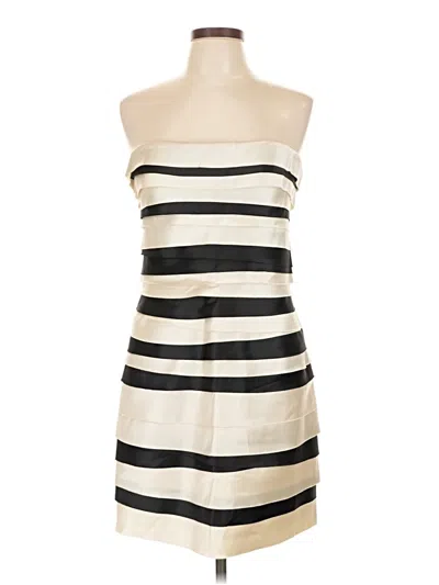 Pre-owned Bcbgmaxazria Casual Dress In White