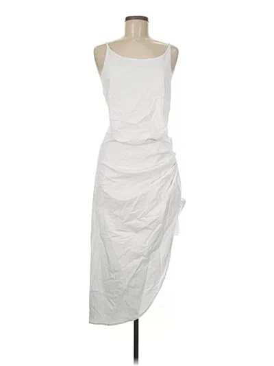 Pre-owned Bcbgmaxazria Casual Dress In White