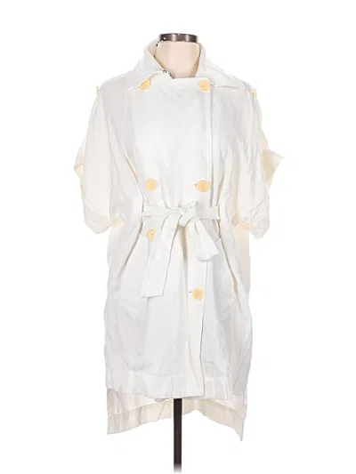 Pre-owned Bcbgmaxazria Casual Dress In White