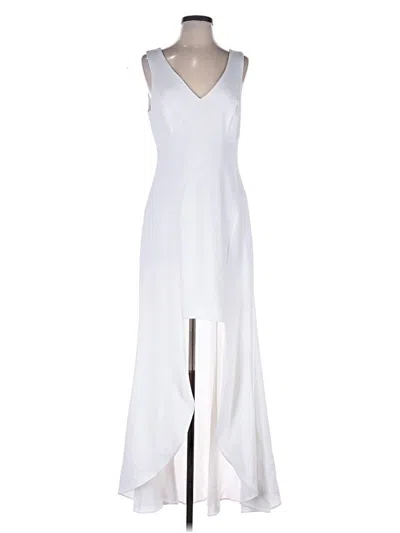 Pre-owned Bcbgmaxazria Casual Dress In White