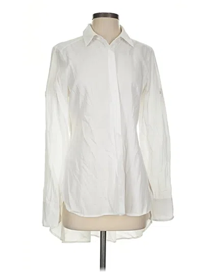 Pre-owned Bcbgmaxazria Casual Dress In White