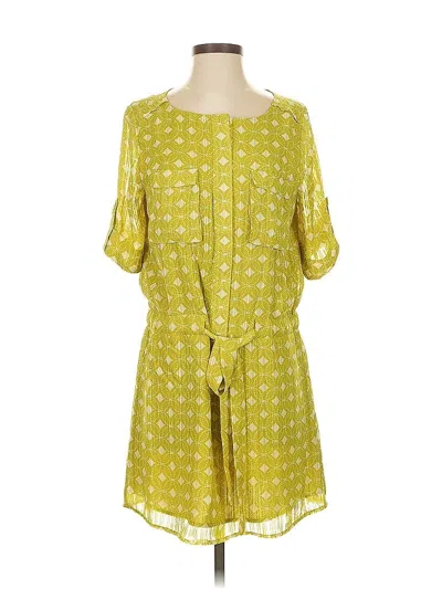 Pre-owned Bcbgmaxazria Casual Dress In Yellow