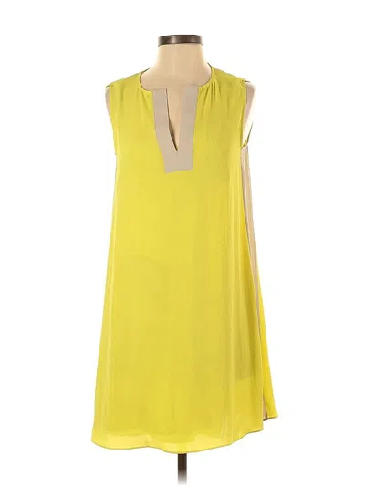 Pre-owned Bcbgmaxazria Casual Dress In Yellow