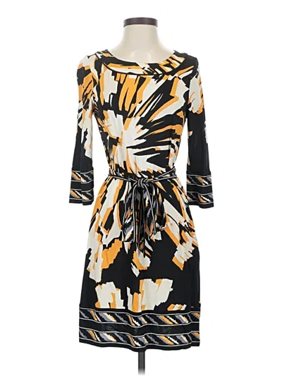 Pre-owned Bcbgmaxazria Casual Dress In Yellow