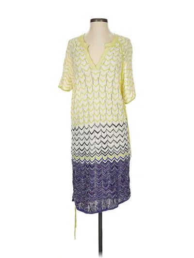 Pre-owned Bcbgmaxazria Casual Dress In Yellow